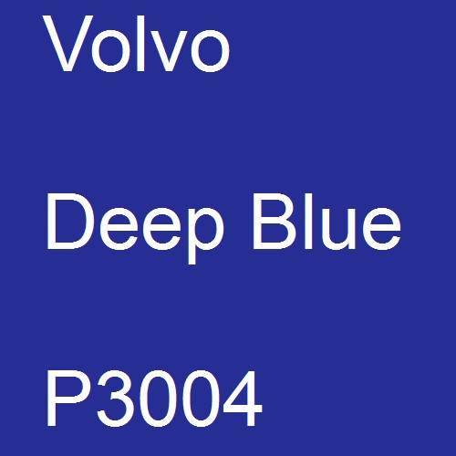 Volvo, Deep Blue, P3004.